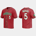 #5 ALEK THOMAS MEXICO BASEBALL 2023 WORLD BASEBALL CLASSIC REPLICA JERSEYC RED Stitches Baseball Jerseys