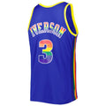 D.Nuggets #3 Allen Iverson 2006-07 Hardwood Classics Reload 3.0 Swingman Jersey Royal Stitched American Basketball Jersey
