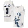 G.Hoyas #3 Allen Iverson The Answer Replica Jersey - White Stitched American College Jerseys