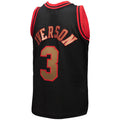 PH.76ers #3 Allen Iverson 1996-97 Hardwood Classics Reload 3.0 Swingman Jersey Black Stitched American Basketball Jersey