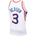PH.76ers #3 Allen Iverson Big & Tall Hardwood Classics 1996-97 Swingman Jersey White Stitched American Basketball Jersey