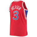 PH.76ers #3 Allen Iverson Big & Tall Hardwood Classics Swingman Player Jersey Red Stitched American Basketball Jersey