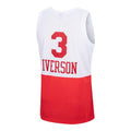 PH.76ers #3 Allen Iverson Hardwood Classics Authentic Jersey White Stitched American Basketball Jersey