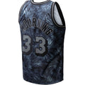 M.Heat #33 Alonzo Mourning Unisex Hardwood Classics 1996-97 Tie-Dye Swingman Jersey Black Stitched American Basketball Jersey