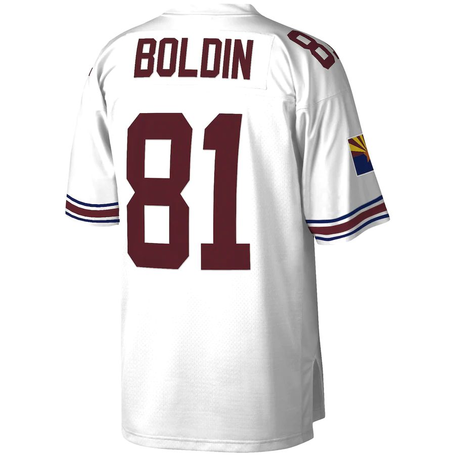 A.Cardinal #81 Anquan Boldin White 2003 Legacy Replica Jersey Stitched American Football Jerseys