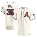 Arizona Diamondbacks #36 Josh Bell Home Limited Player Jersey Cream Stitched Baseball Jersey