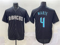 Arizona Diamondbacks #4 Ketel Marte Black Stitched Baseball Jersey