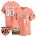 Custom Atlanta Braves Atliens & Peach Vapor Premier Limited C All Stitched Baseball Jersey