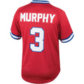 A.Braves #3 Dale Murphy Cooperstown Collection Big & Tall Mesh Batting Practice Jersey - Red