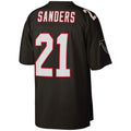 A.Falcons #21 Deion Sanders Black Big & Tall 1992 Retired Player Replica Jersey Stitched American Football Jerseys
