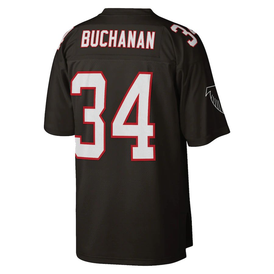 A.Falcons #34 Ray Buchanan Black Retired Player Legacy Replica Jersey Stitched American Football Jerseys