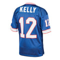 B.Bills #12 Jim Kelly Royal 1994 Authentic Throwback Retired Player Jersey Football Stitched American Jerseys