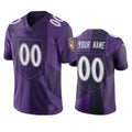 Custom B.Ravens Purple Vapor Limited City Edition Jersey Stitched American Football Jerseys