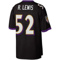 B.Ravens #52 Ray Lewis Black Legacy Replica Jersey Stitched American Football Jerseys