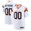 Denver Broncos White Mile High Collection Custom Game Jersey