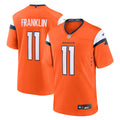 Denver Broncos Troy Franklin Orange Team Game Jersey