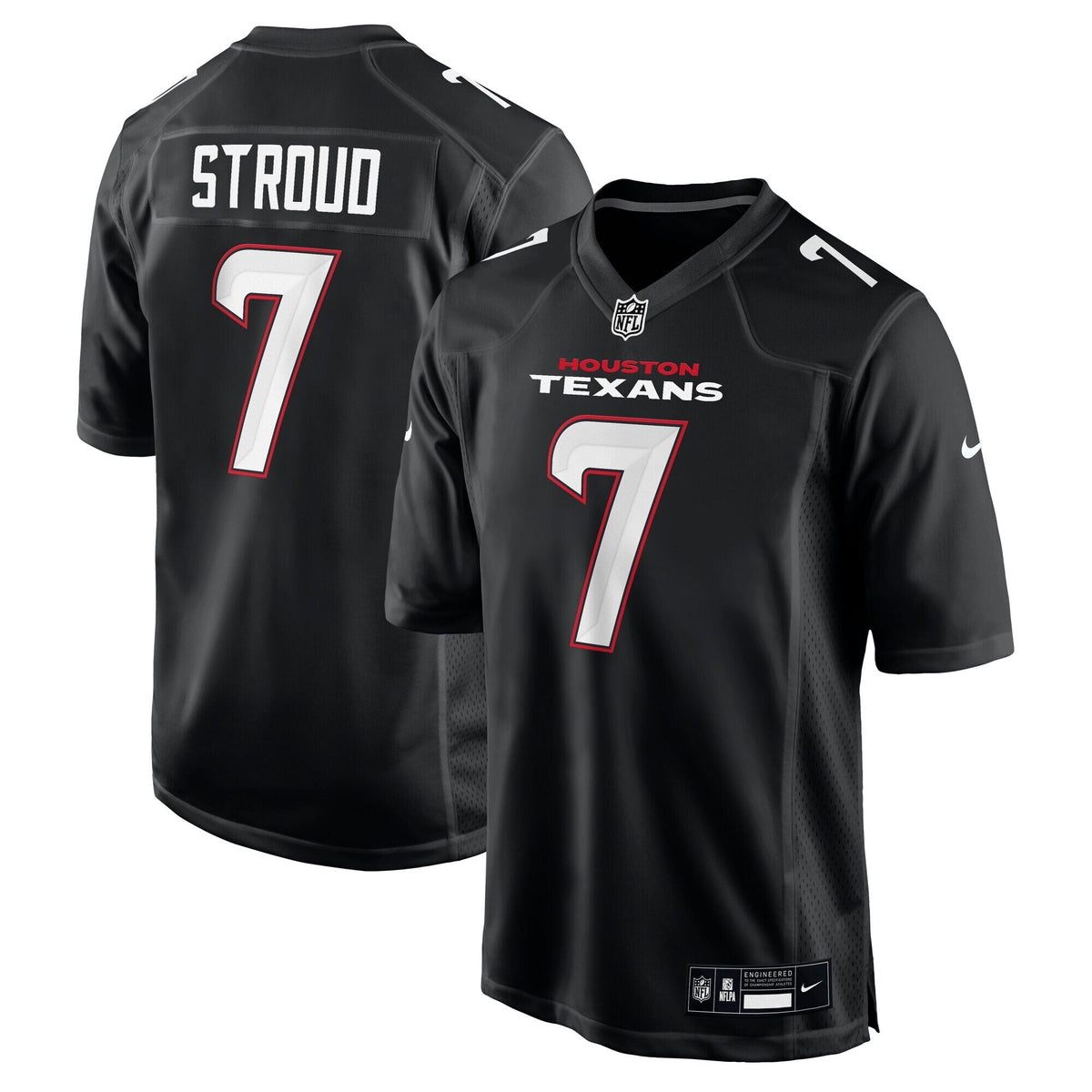 Houston Texans C.J. Stroud Carbon Black Fashion Jersey