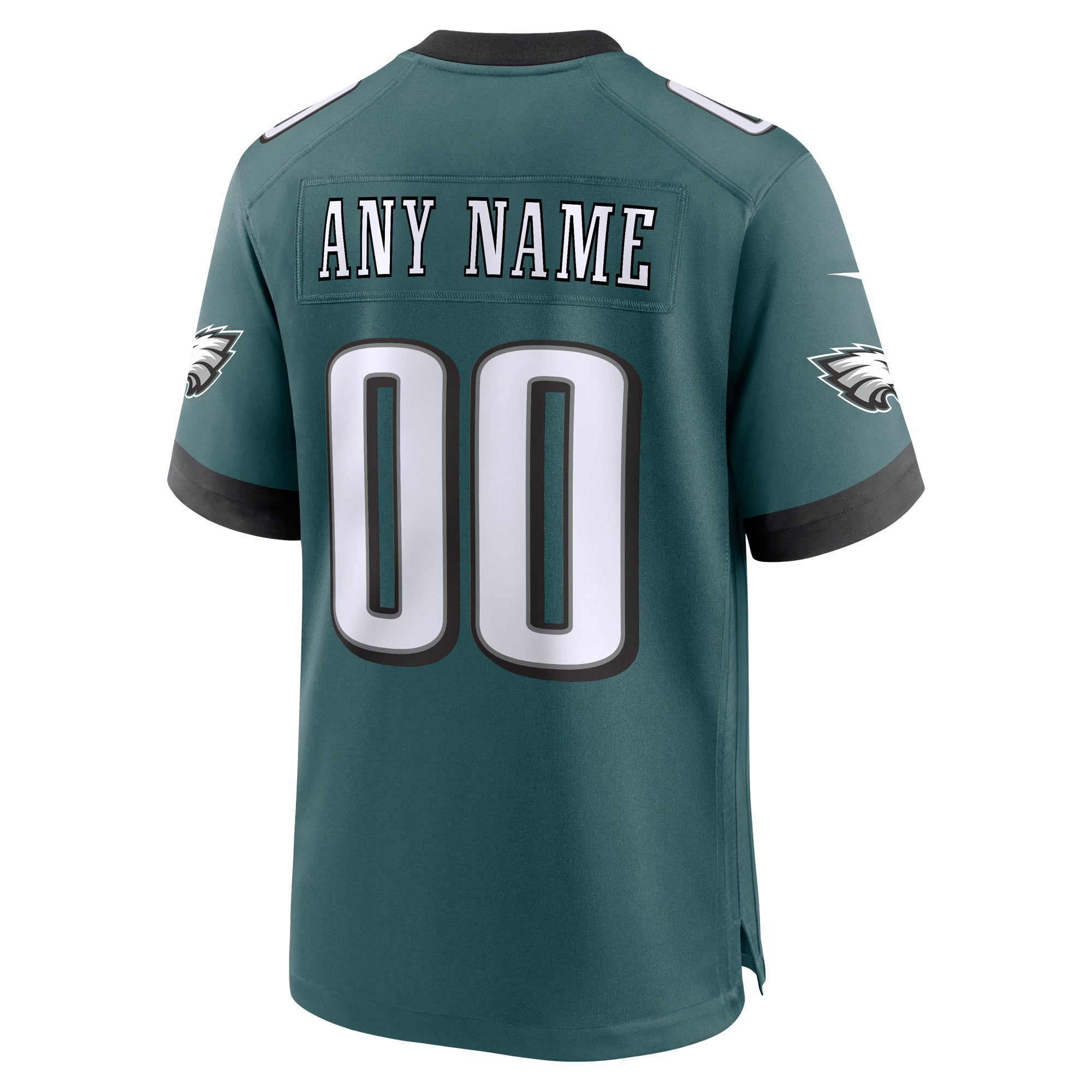 Philadelphia Eagles Midnight Green Custom Game Jersey