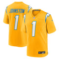 Los Angeles Chargers Quentin Johnston Gold Alternate Charger Power Game Player Jersey