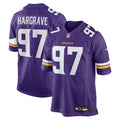 Minnesota Vikings Javon Hargrave Purple Team Game Jersey