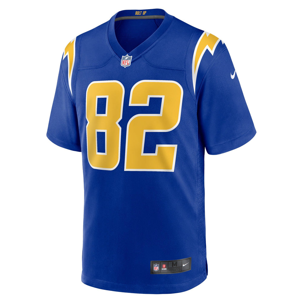 Los Angeles Chargers Brenden Rice Royal 2nd Alternate Game Player Jersey