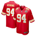 Kansas City Chiefs Malik Herring Red Team Game Player Jersey