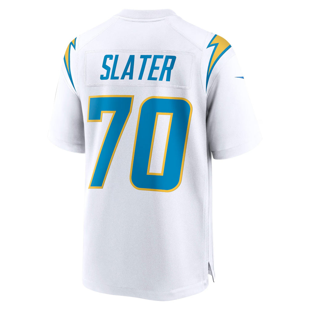 Los Angeles Chargers Rashawn Slater White Game Jersey