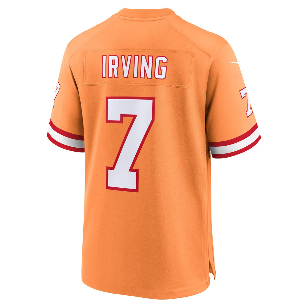 Tampa Bay Buccaneers Bucky Irving Creamsicle 50th Season Game Jersey
