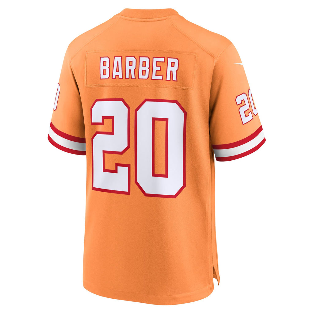 Tampa Bay Buccaneers Ronde Barber Creamsicle 50th Season Game Jersey