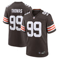 Cleveland Browns Cameron Thomas Brown Team Game Jersey