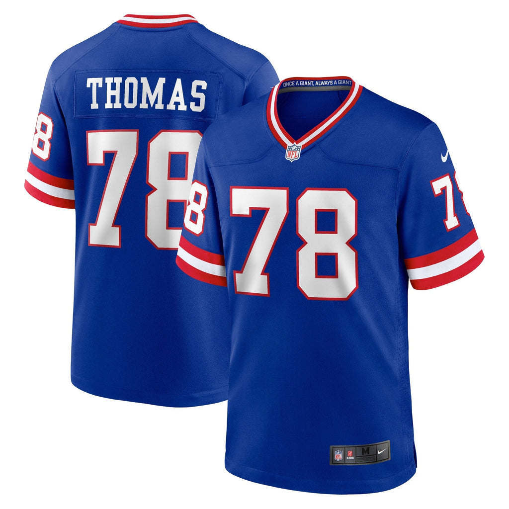 New York Giants Andrew Thomas Royal Alternate Game Jersey
