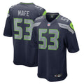 Seattle Seahawks Boye Mafe College Navy Game Jersey