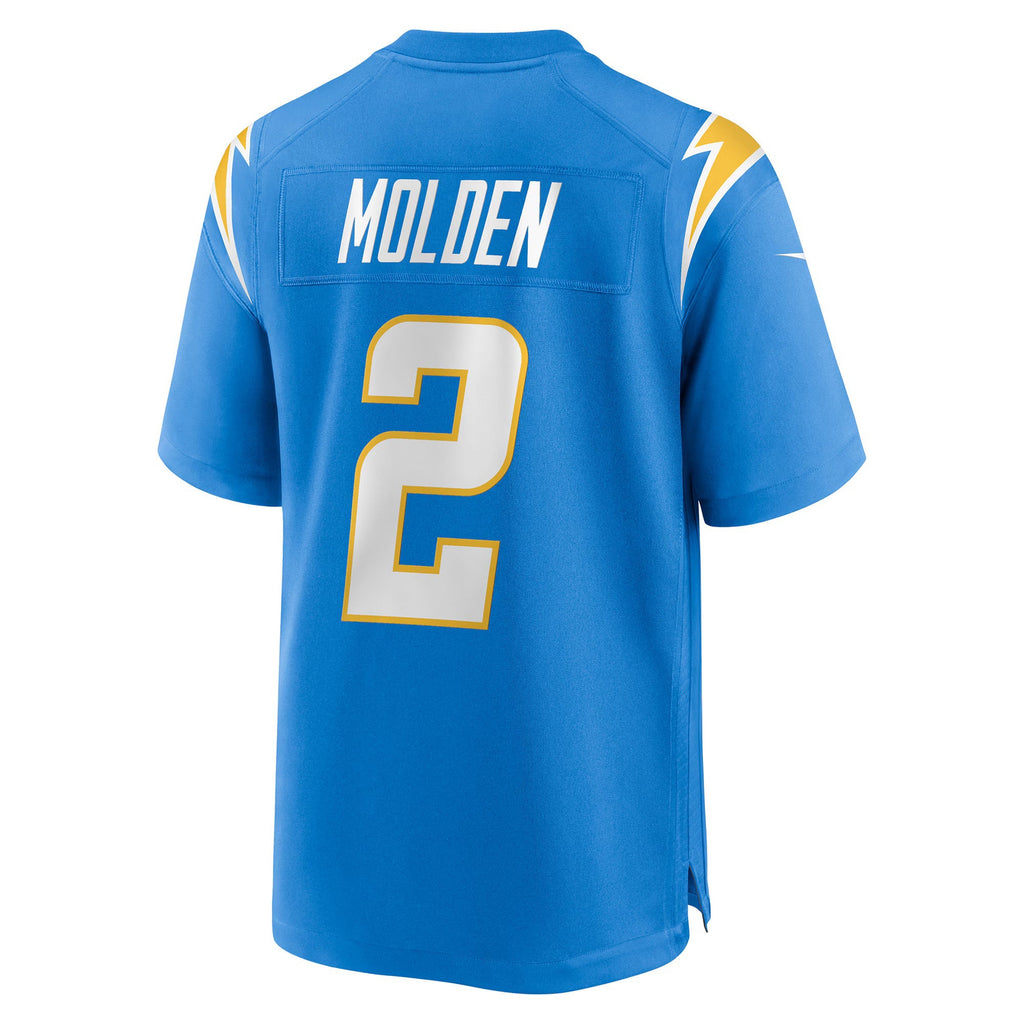 Los Angeles Chargers Elijah Molden Powder Blue Team Game Jersey