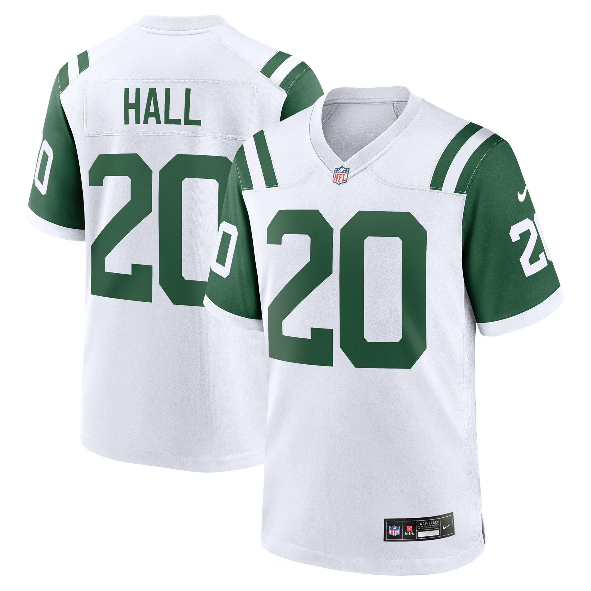New York Jets Breece Hall White Classic Alternate Game Jersey