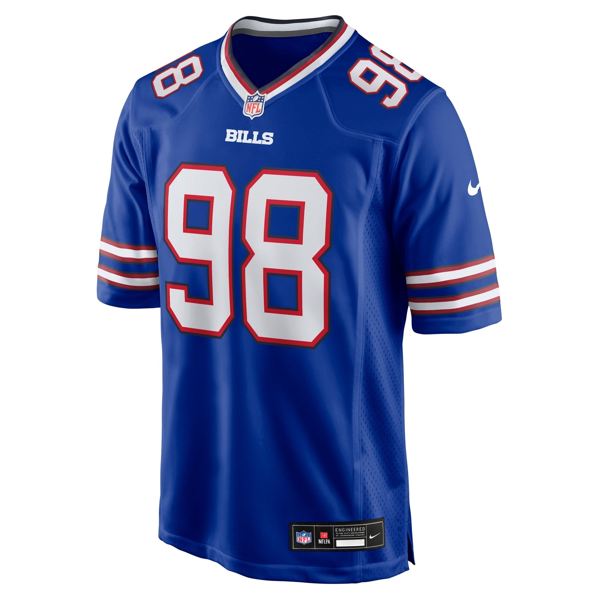 Buffalo Bills T.J. Sanders Royal Team Game Jersey