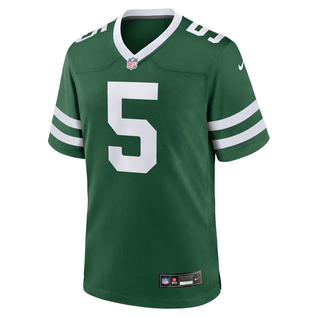New York Jets Garrett Wilson Legacy Green Game Jersey
