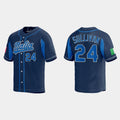 #24 BRETT SULLIVAN WORLD BASEBALL CLASSIC 2023 WORLD BASEBALL CLASSIC JERSEYC NAVY Stitches Baseball Jerseys