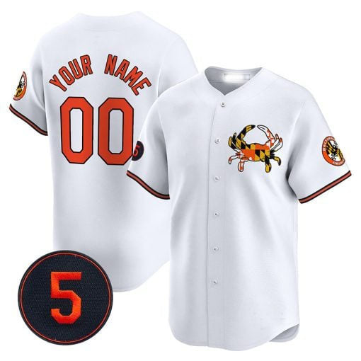 Custom Baltimore Orioles Robinson Patch Vapor Premier Limited V2C All Stitched Baseball Jersey