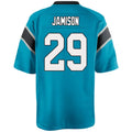 C.Panthers #29 D'Shawn Jamison blue Team Game Jersey Football Stitched Jersey