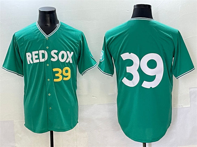 Boston Red Sox #39 Marcelo Mayer Green 2025 City Connect Limited Stitched Baseball Jersey
