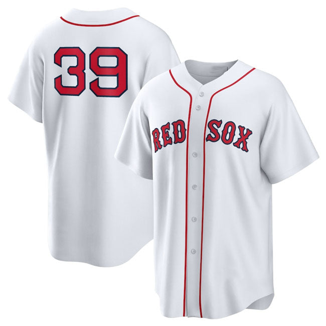 Boston Red Sox #39 Marcelo Mayer White 2024 Cool Base Stitched Baseball Jersey