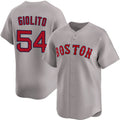 Boston Red Sox #54 Lucas Giolito Gray 2024 Away Limited Stitched Baseball Jersey