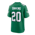 P.Eagles #20 Brian Dawkins Alternate Retired Player Game Jersey - Kelly Green Stitched American Football Jerseys