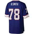 B.Bills #78 Bruce Smith Royal 1990 Legacy Replica Jersey Stitched American Football Jerseys