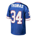 B.Bills #34 Thurman Thomas Royal 1994 Authentic Throwback Retired Player Jersey American Stitched Football Jerseys