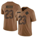 C.Bears #23 Devin Hester Player Limited Brown Salute To Service Football Jerseys