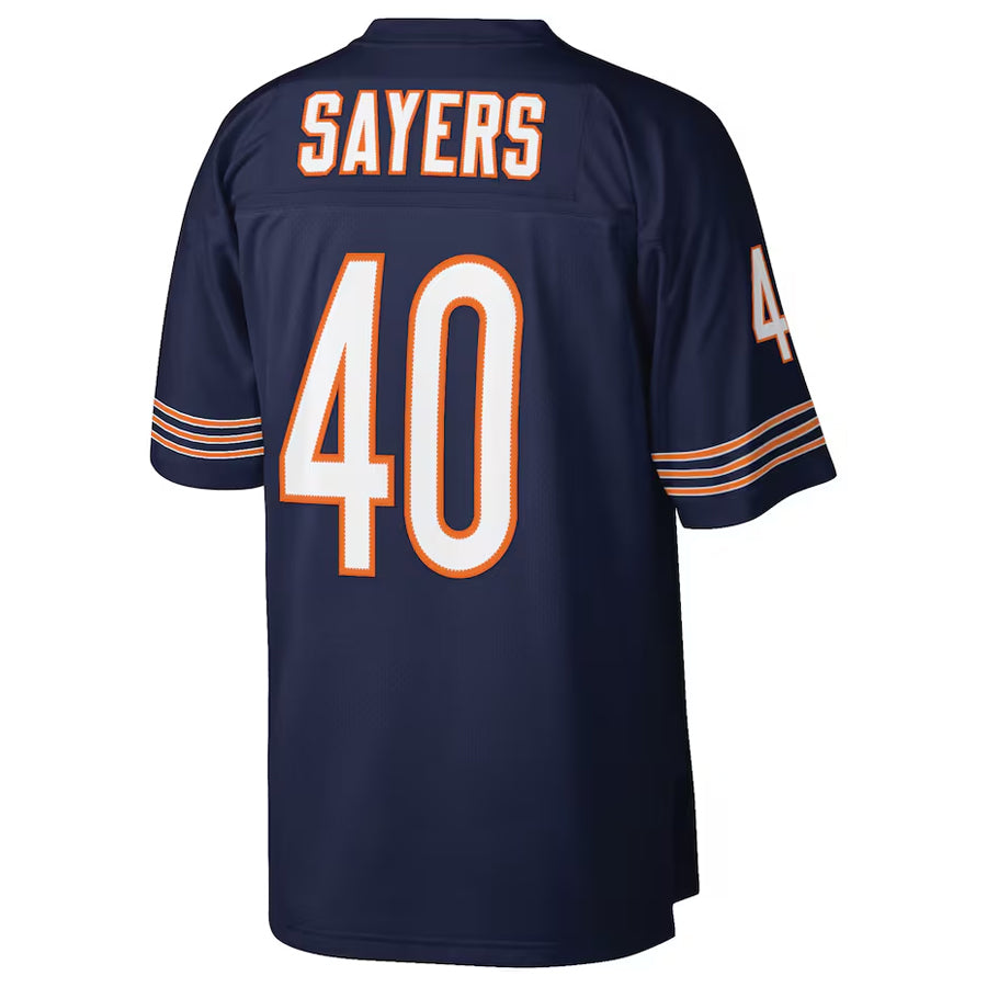 C.Bears #40 Gale Sayers Player Gale Sayers Navy Legacy Replica Football Jerseys