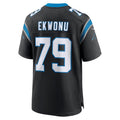 C.Panthers #79 Ikem Ekwonu Black Game Stitched American Football Jerseys