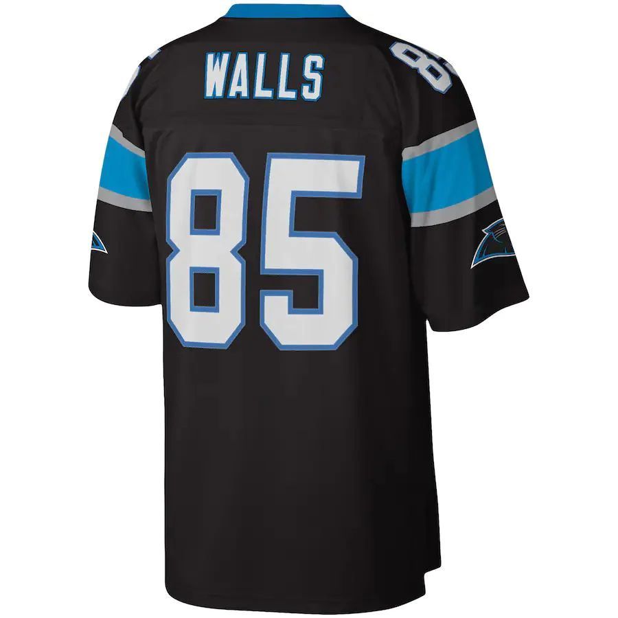 C.Panthers #85 Wesley Walls Black 1996 Legacy Replica Player Jersey Stitched American Football Jerseys