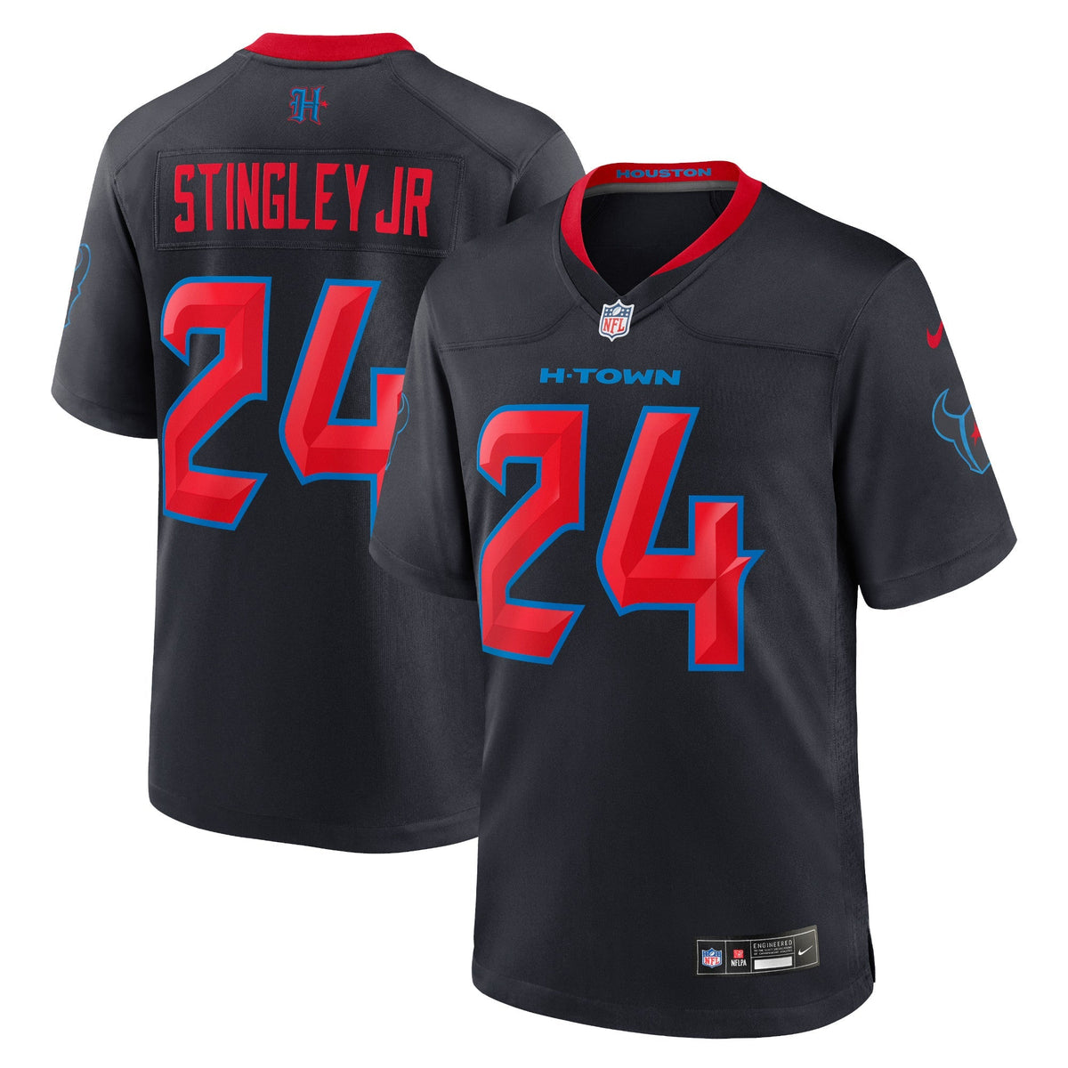 Houston Texans Derek Stingley Jr. Navy 2nd Alternate Game Jersey